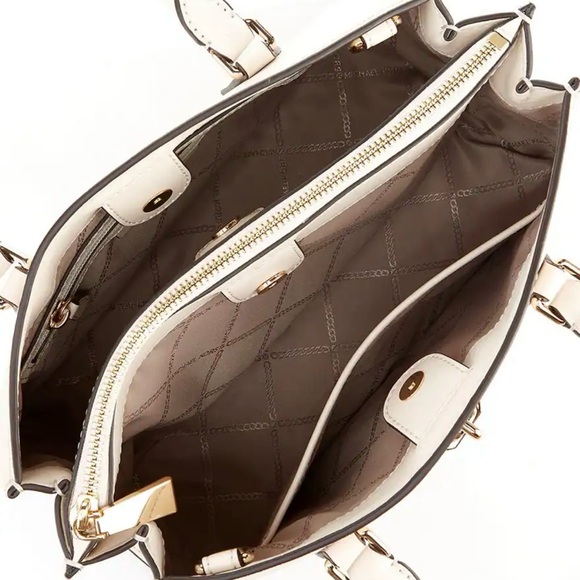 NWT Michael Kors Ruby light cream satchel - Picture 7 of 14